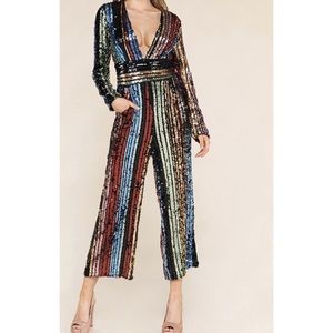 Party sequin jumpsuit